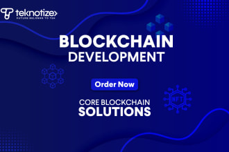 develop blockchain web3 app and smart contracts