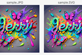convert gif, png, and jpg files into svg, eps, PDF, png