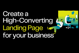 create a professional landing page for your business