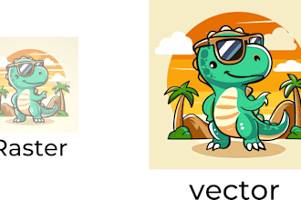 do vector tracing image as high resolution raster to vector