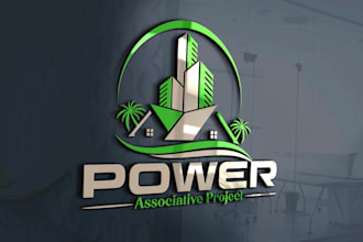 create modern timeless 3d business logo design