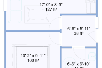 draw 2d apartment designs with dimensions