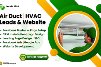 air duct leads air duct website hvac leads hvac website seo