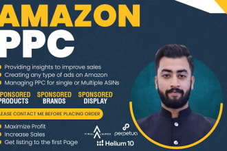 setup manage and optimize your amazon PPC advertising campaigns ads