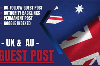 publish uk and au guest post with dofollow SEO manual backlinks
