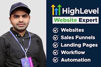 build gohighlevel website, gohighlevel sales funnel, gohighlevel automation