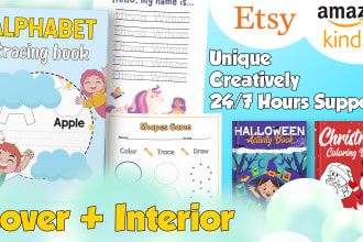 preschool kids activity book worksheets tracing workbook kdp