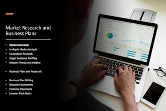 do market research, business  plans, niche proposals, competitive analysis