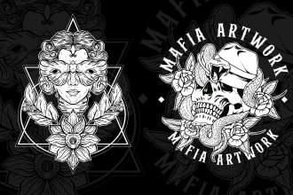 make hand drawn illustration for you