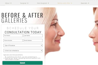 generate exclusive plastic surgery leads bbl implant build surgery lead funnel