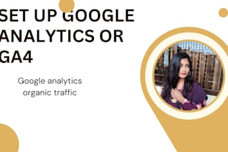 setup google analytics or ga4 on your website