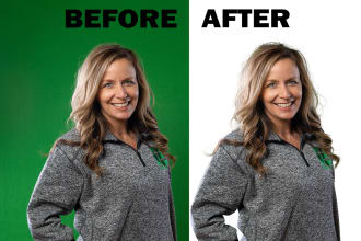 do professionally background remove, hair masking and  images editing