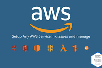 setup ec2 ,s3 bucket,aws hosting, lightsail,lambda,fix cpanel dbs ,aws issues
