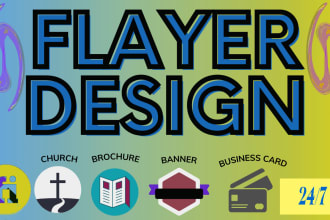 event flyer templates church banner card in 11 hours