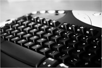 do a quick typing job with good quality