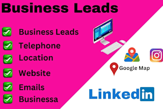 scrap business email, telephone and lead generation google maps