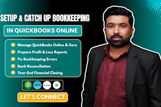 do catch up and cleanup bookkeeping in quickbooks online