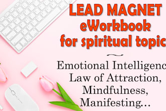 create a lead magnet eworkbook for spiritual topics
