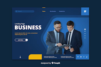develop portfolio  business ,blog  website using react js  html CSS