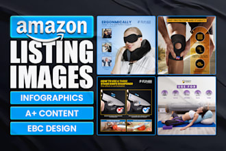 design premium amazon listing images, infographics and lifestyle