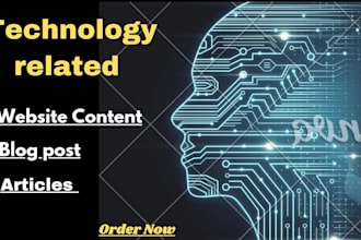 write high quality technology related content, blog posts, and tech articles
