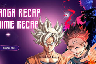 write anime and manga youtube video scripts
