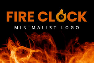 do professional business, lettermark watermark, minimalist logo design with ppt