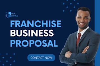 write business plan franchise proposal business proposal into pitch deck
