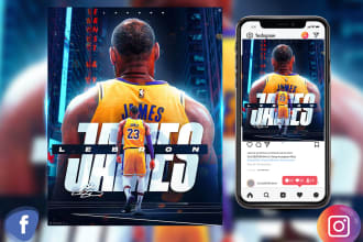 design sports flyer, gym flyer, and fitness flyer poster