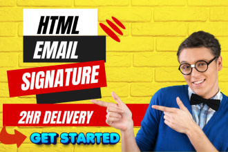 design html email signature, clickable html email signature