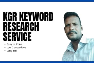 do kgr keyword research for seo