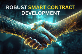 develop smart contract in solidity, rust, vyper, golang, javascript