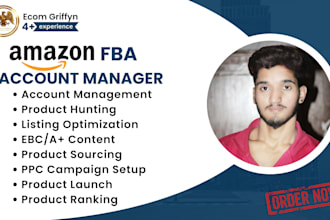manage your amazon fba private lable account, amazon account manager