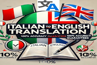 give certified translation services in italian and english
