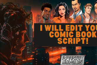 proofread and edit your comicbook script