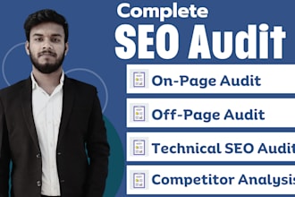 conduct a detailed SEO audit and provide an action plan