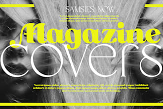 design top level magazine cover, pages and newspaper layouts