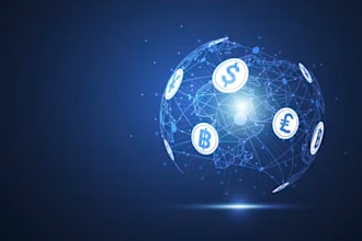 develop blockchain wallet app, exchange website, fintech app, smart contracts