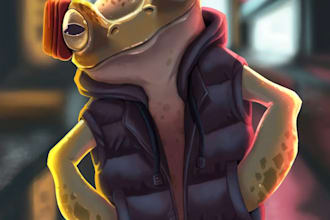 make digital art, concept art, and fantasy illustration