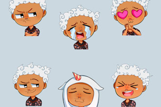 create cute chibi emotes