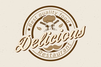 design professional bbq, bakery, foods, cafe or restaurant logo