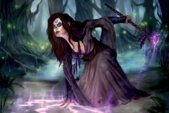 draw horror character illustration