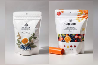 design premium coffee, bags, food, pouch packaging design