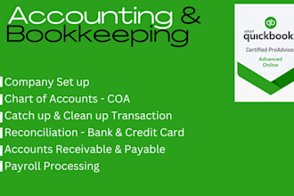 do set up, catch up and bookkeeping