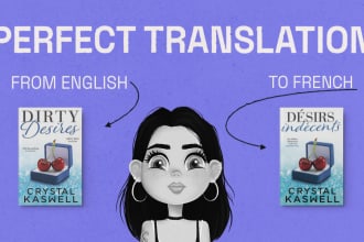 translate your book from english to french