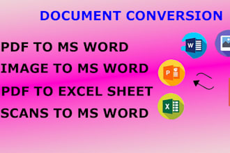 transform PDF, image, scan 2 editable doc, fast and accurate