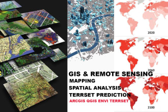 do gis spatial analysis, mapping and solution for every project