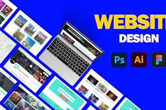 design creative, unique and high quality website UI UX