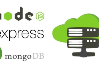 develop website backend, rest api in node js express js and mongodb