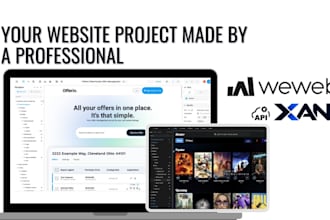 build a powerful web application or saas product using weweb